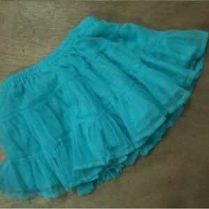 חצאית שיפון מלמלה טורקיז